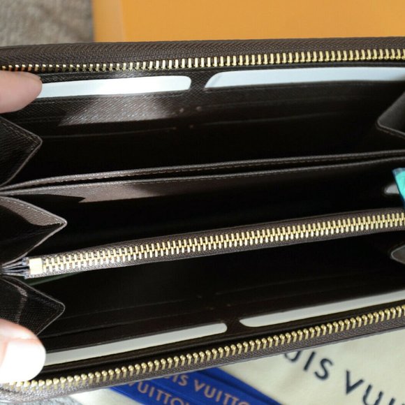 LV ZIPPY WALLET Damier Ebene Brown Genuine leather - Picture 3 of 5